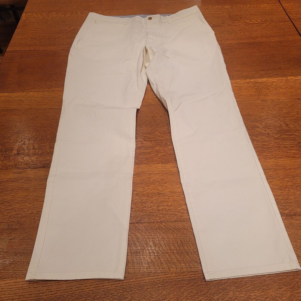Bonobos Stretch Washed Chinos 2.0 Men's 38x34 Ivory NWOT New Without Tags Slim